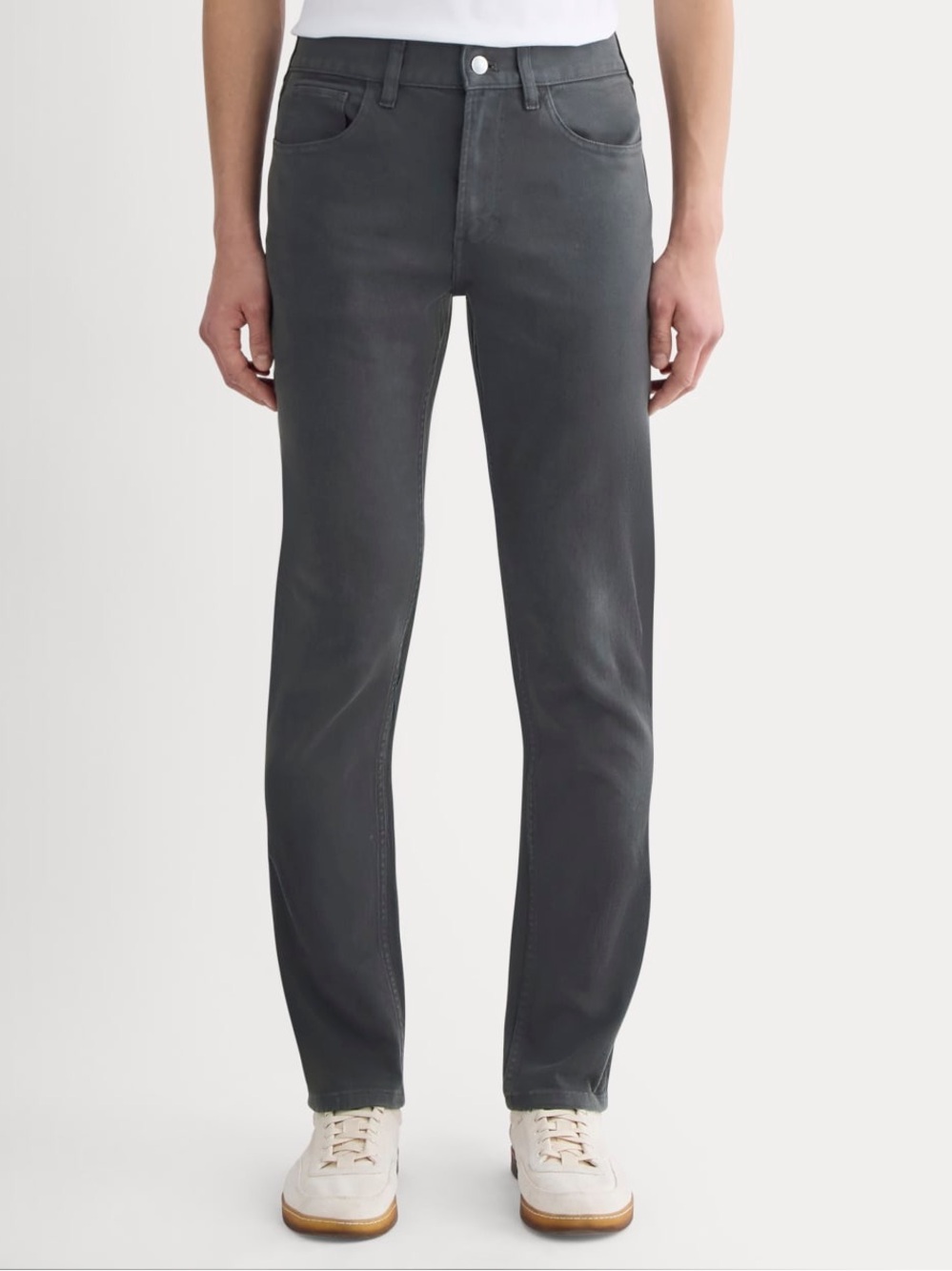 Everlane Stretch Twill 5-Pocket Pant Dark Grey 36x32 Slim Fit NWOT
